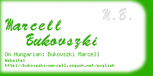 marcell bukovszki business card